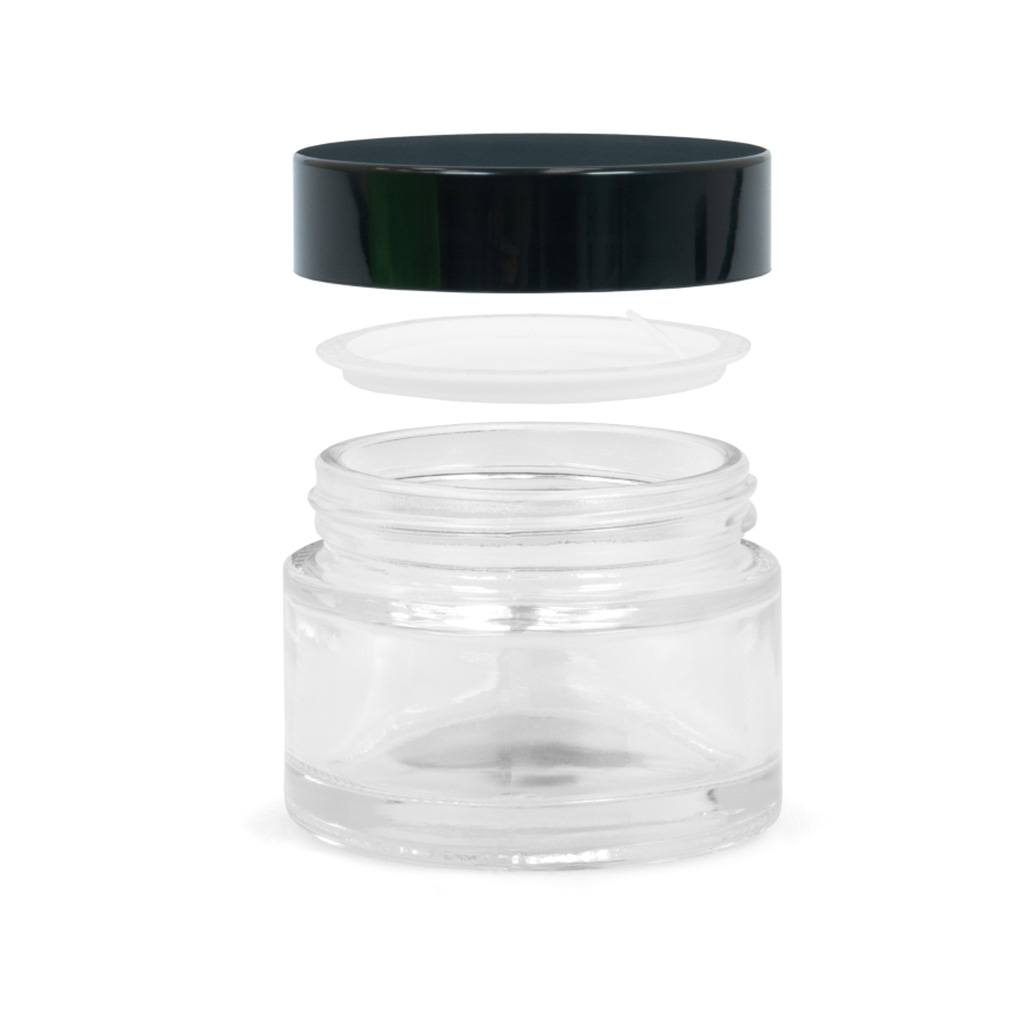 Vasito cosmético de vidrio 50 ml