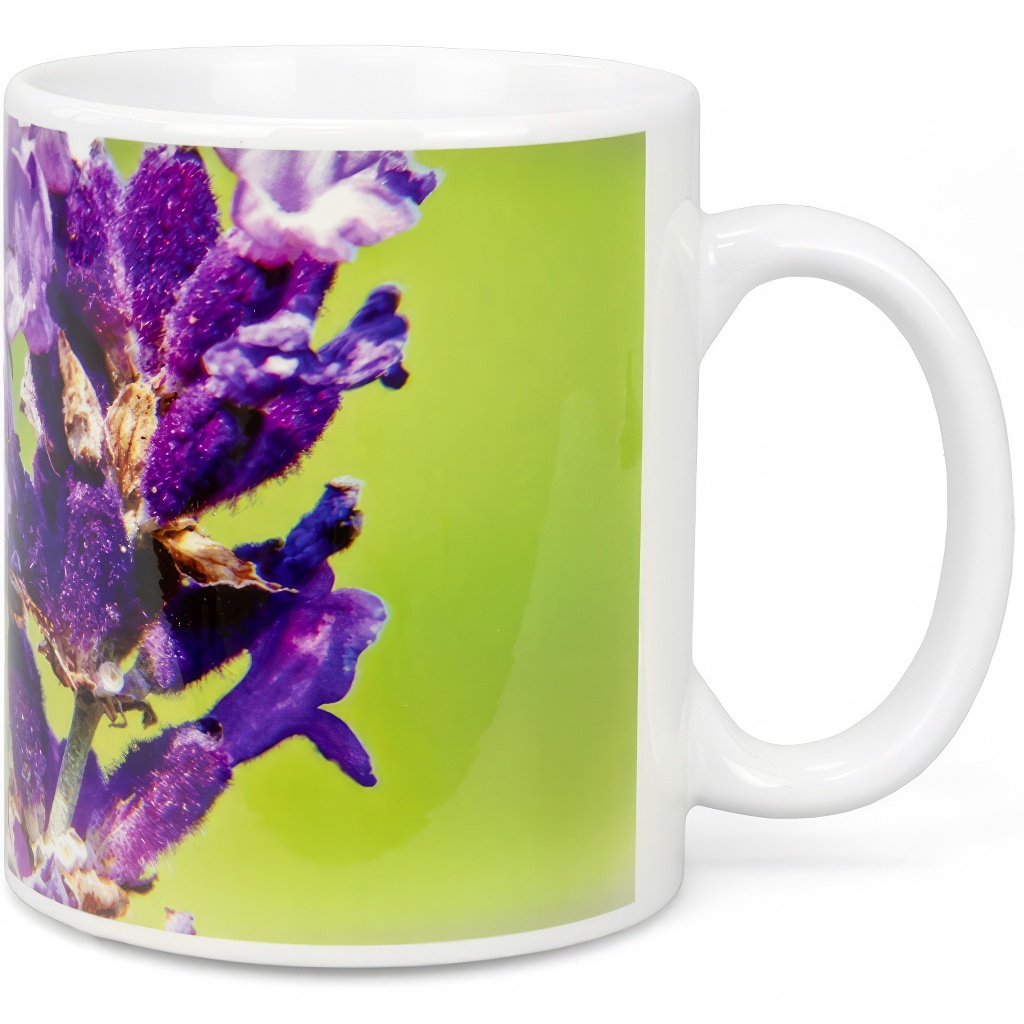 Taza ApiSina abeja y flor morada 2