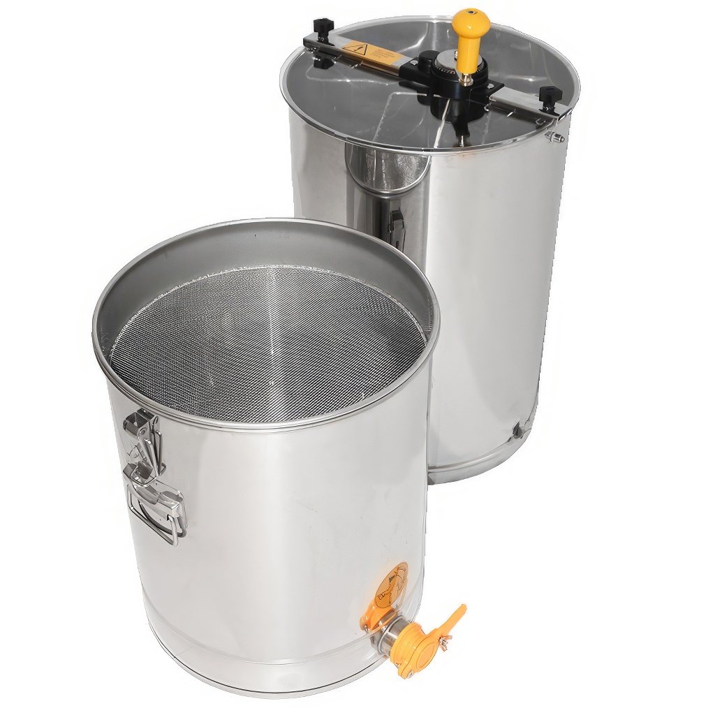 Extractor de miel con tanque Mellarius MiniLine 2 radios manual P40