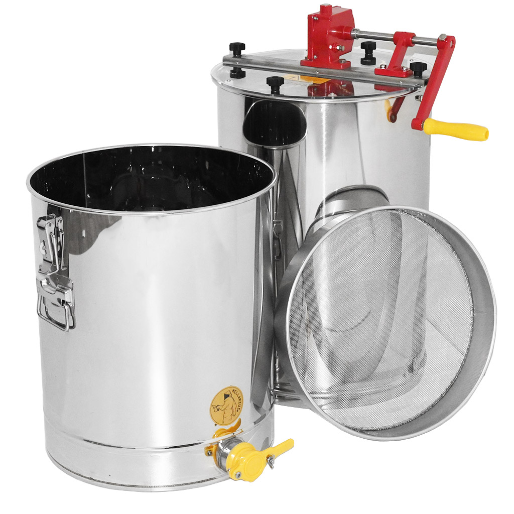 Extractor de miel con tanque Mellarius OptiLine 2 radial manual P40