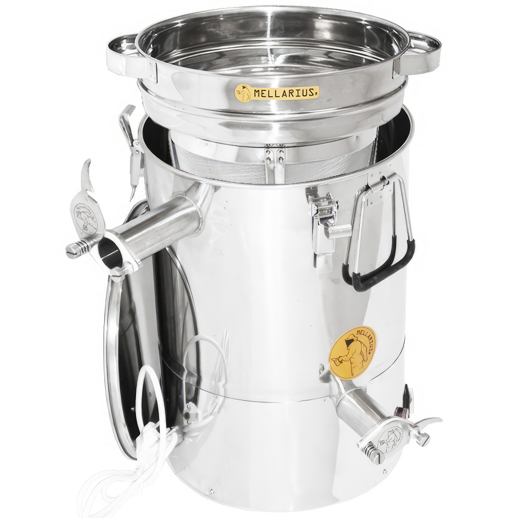 Tanque de extracción y decantación Mellarius MaxiLine 25 kg con elemento calefactor integrado