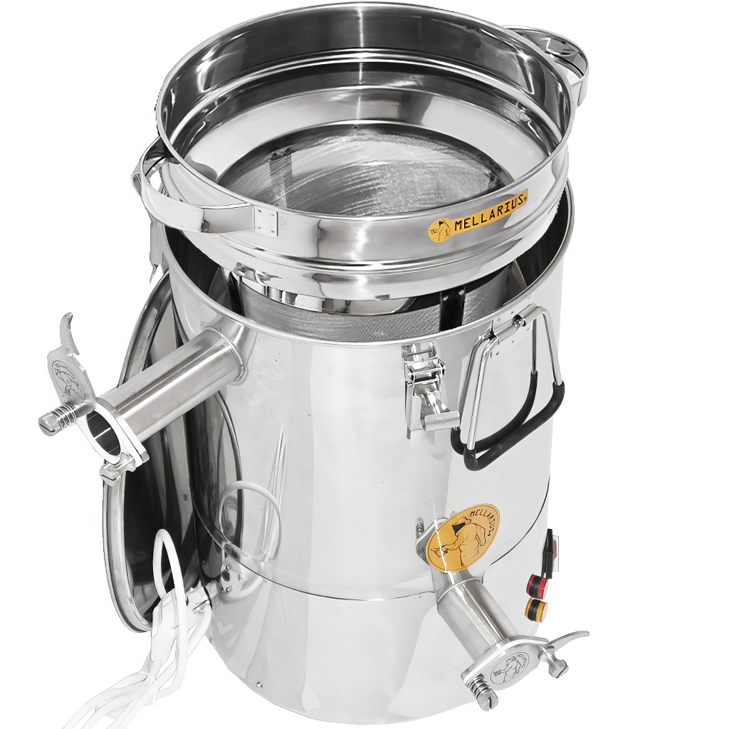 Tanque de extracción y decantación Mellarius MaxiLine 25 kg con elemento calefactor integrado