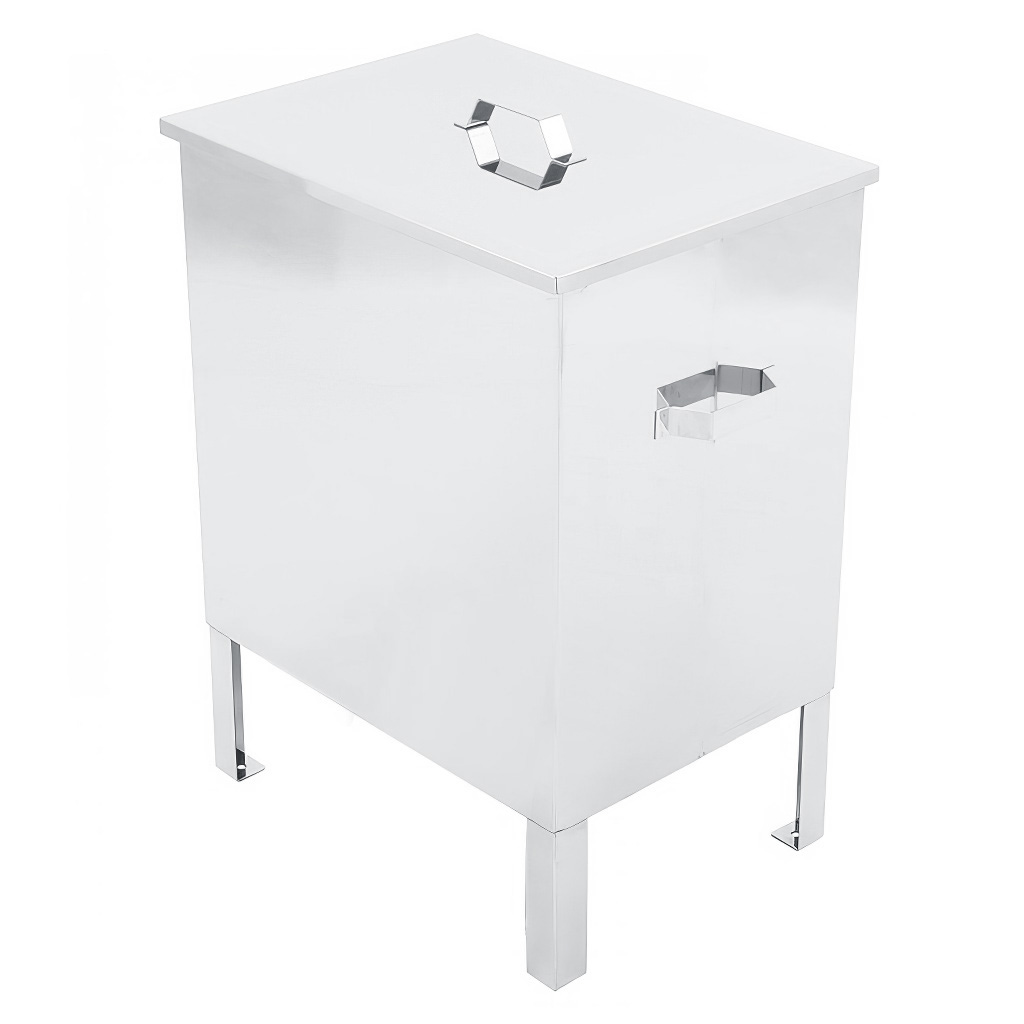 Fundidor de cera con hornillo de gas Mellarius - acero inoxidable - grande
