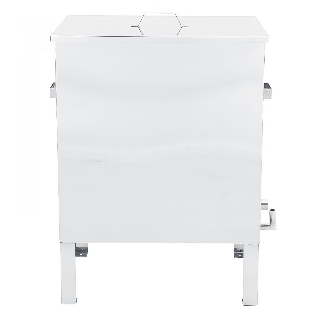 Fundidor de cera con hornillo de gas Mellarius - acero inoxidable - grande