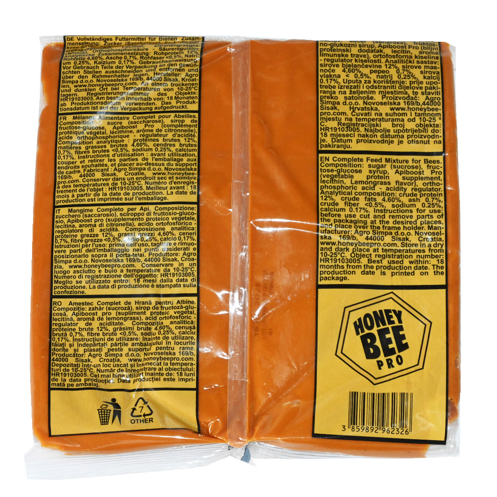 Pasta de azúcar APIMANA ALTA PROTEÍNA - 1 kg