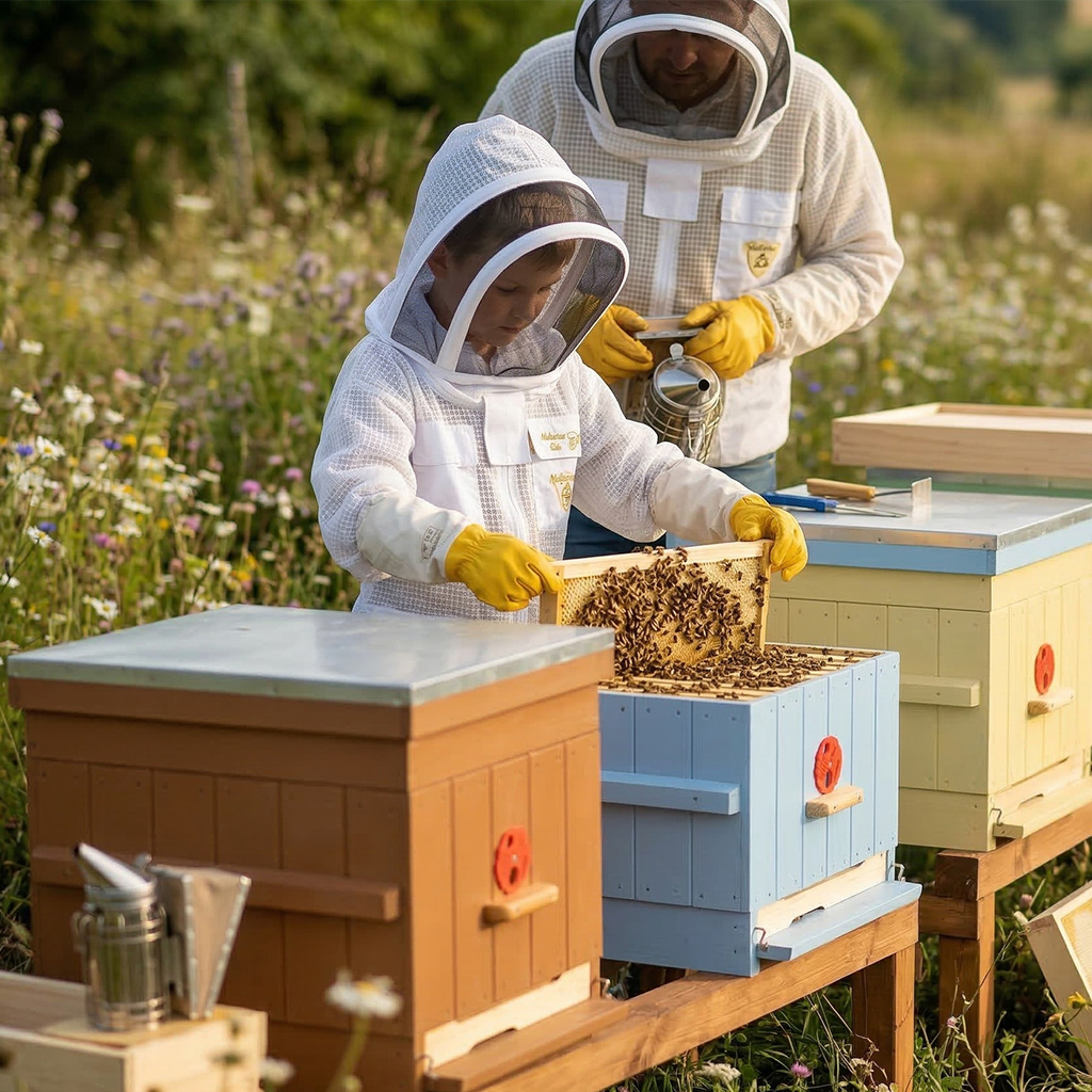 Traje de apicultura infantil con ventilación Elegant Bee talla: S-XXL