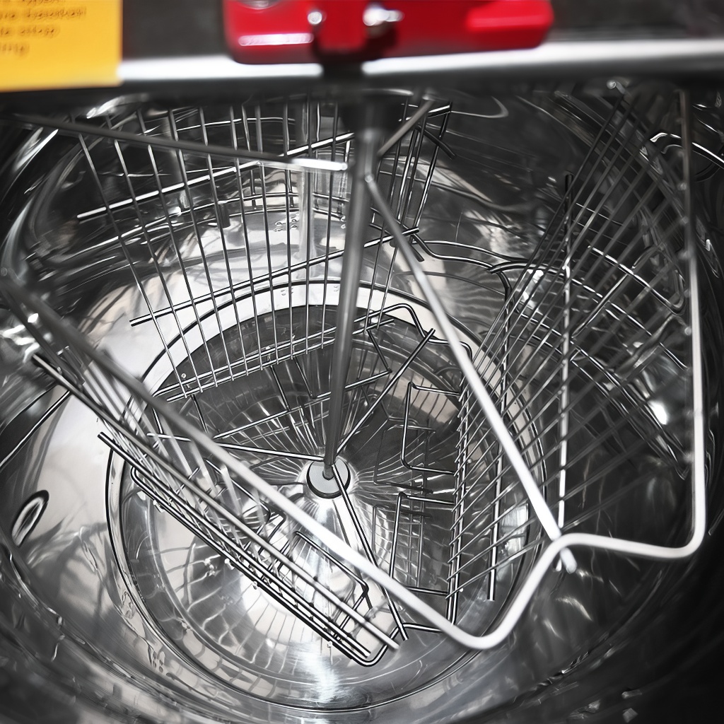Extractor de miel Mellarius OptiLine 3.r. manual con manivela grande y patas P40