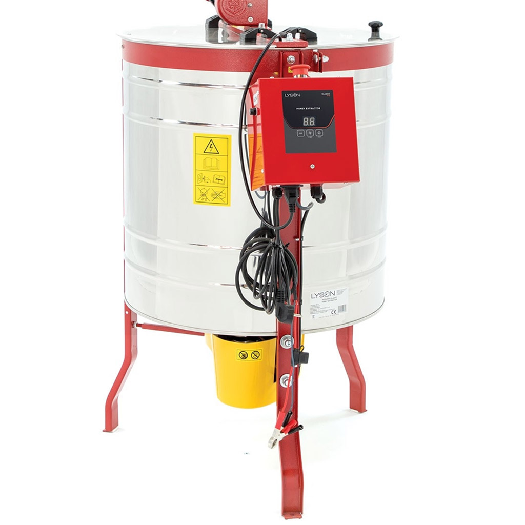 Extractor de miel Lysoň Clasic 4 cuadros manivela + eléctrico 12/230V P60 PROMOCIÓN