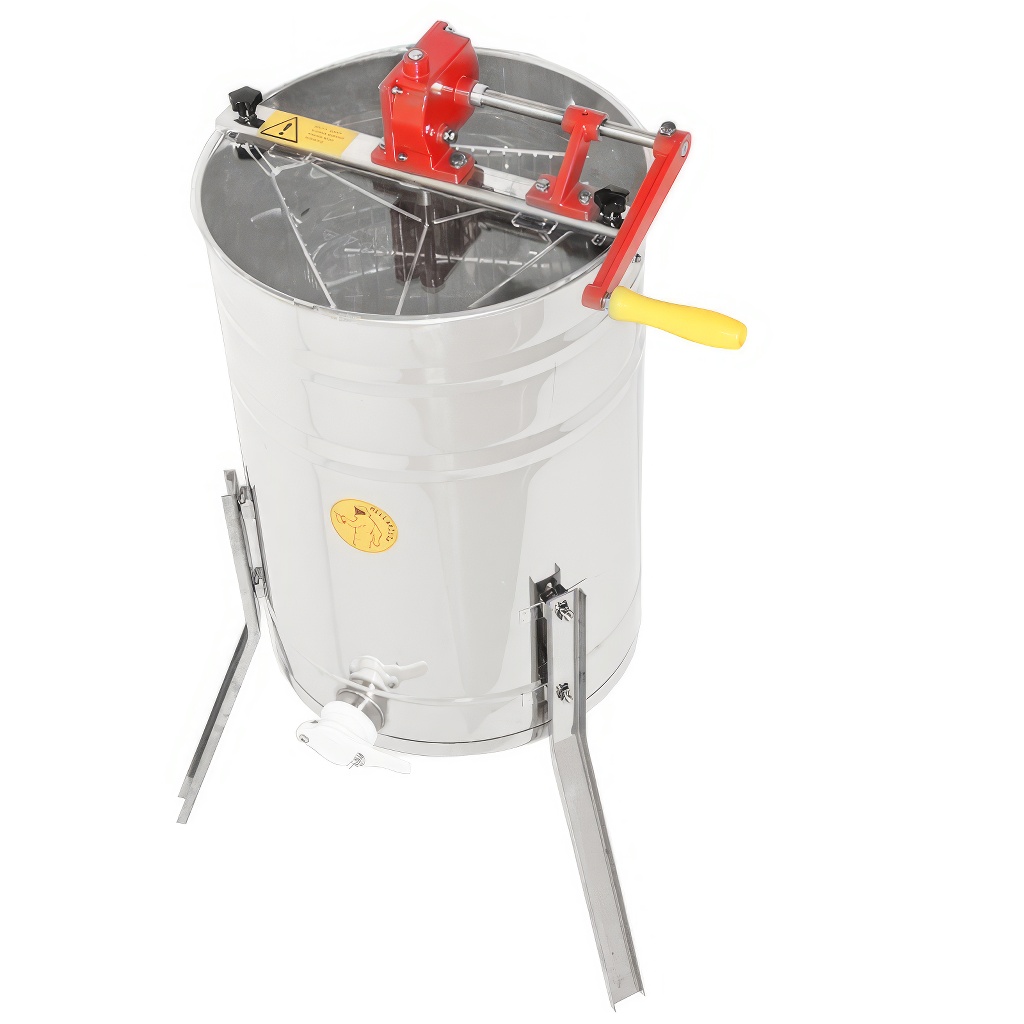 Extractor de miel Mellarius OptiLine 3.r. manual con manivela grande y patas P40