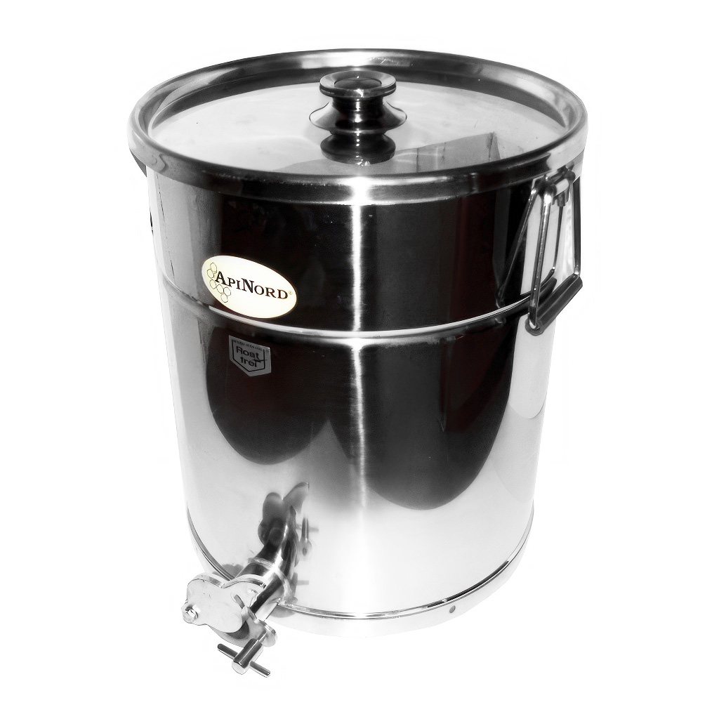 Tanque de extracción con válvula de acero inoxidable 35 kg
