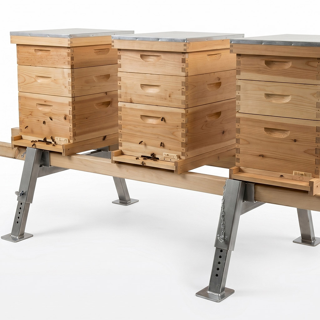 Soporte de acero inoxidable para colmenas 23,5 - 56,5 cm - 1 unidad