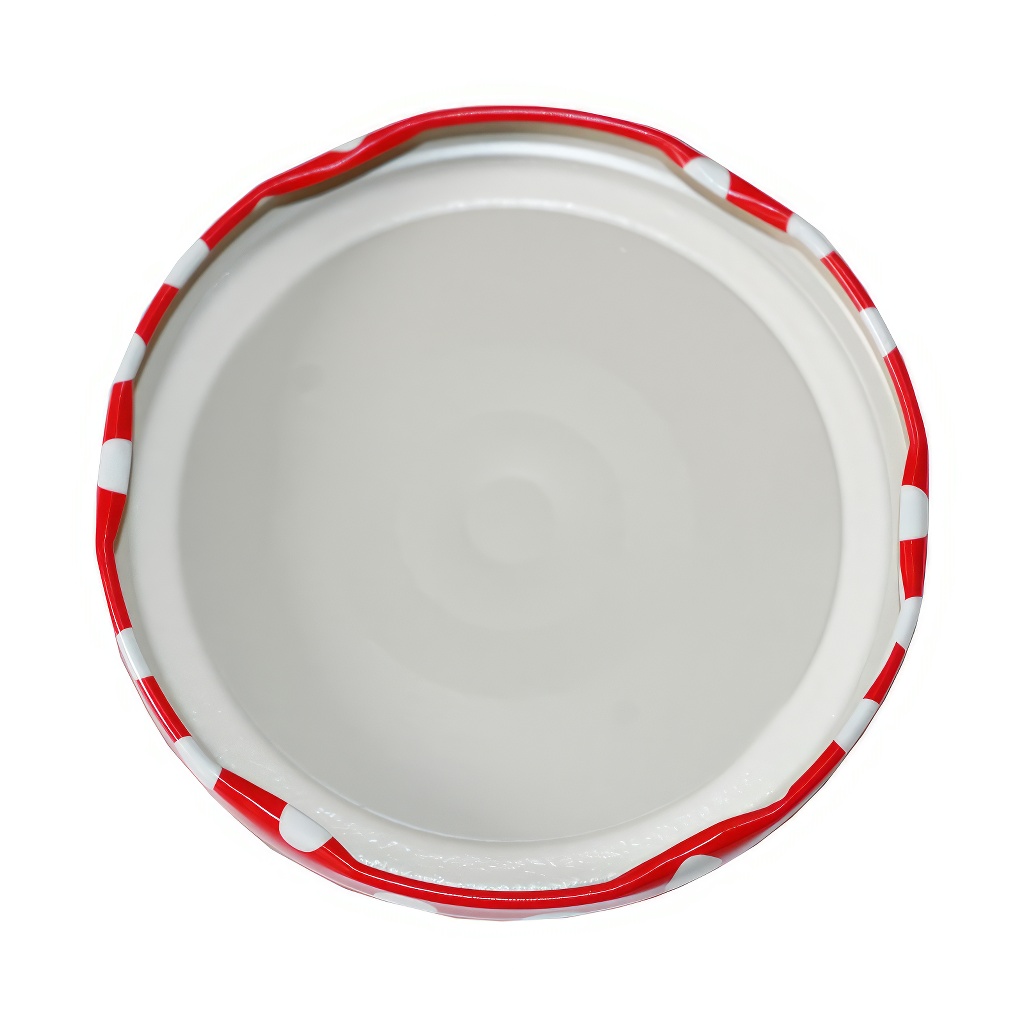 Tapa para frasco TO 82 - Puntos - roja