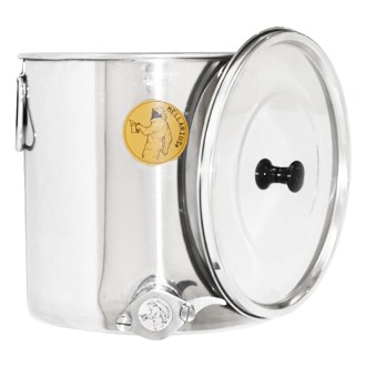 Extractor de miel Mellarius MiniLine 25 kg - grifo de acero inoxidable