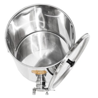 Extractor de miel Mellarius MiniLine 25 kg - grifo de acero inoxidable