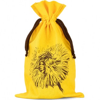 Bolsa para tarro de miel ApiSina con motivo flor