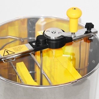 Extractor de miel con tanque Mellarius MiniLine 2 radios manual P40
