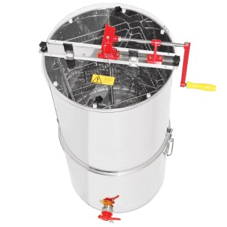 Extractor de miel con tanque Mellarius OptiLine 4 marcos manual P52