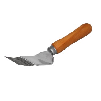 Tenedor de desoperculado - mango de madera - 21 agujas
