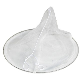 Tamiz cónico de acero inoxidable con refuerzo - grueso - 450 mm