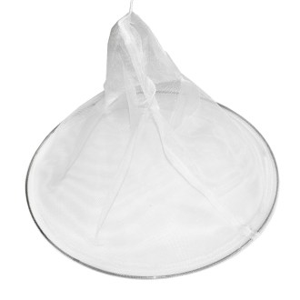Tamiz cónico de acero inoxidable con refuerzo - grueso - 450 mm