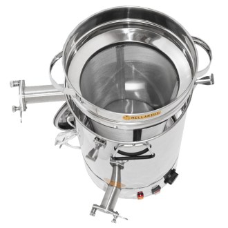 Tanque de extracción y clarificación Mellarius MaxiLine 50 kg con elemento calefactor integrado