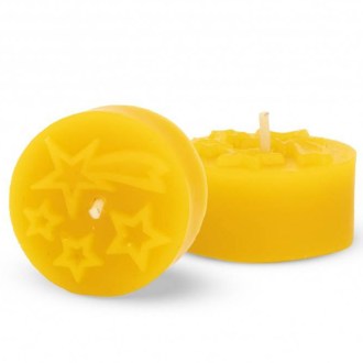 Molde de silicona - vela de té - estrella - FS500