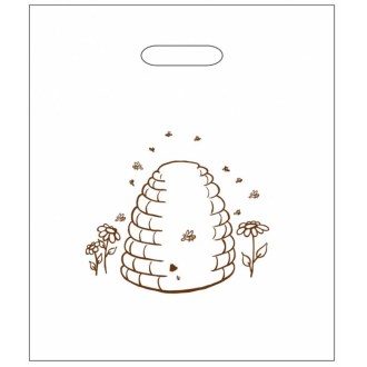 Bolsas de plástico con colmena 30x35 cm - 50 uds.
