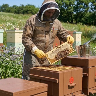 Mono de apicultura con ventilación Elegant Bee talla: S-XXXXL