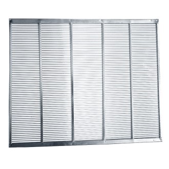 Rejilla excluidora de reinas de acero inoxidable 377x420 mm DE