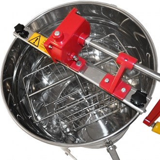 Extractor de miel Mellarius OptiLine 2.r. manual con patas y manivela grande P40