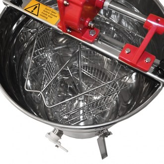 Extractor de miel Mellarius OptiLine 3.r. manual con manivela grande y patas P40