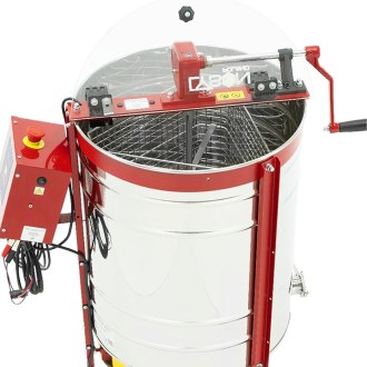 Extractor de miel Lysoň Clasic 3 cuadros manivela + eléctrico 12/230V P50