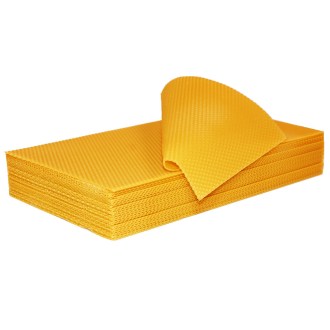 Láminas de cera estampada Langstroth 2/3 (159) - 424x136 mm