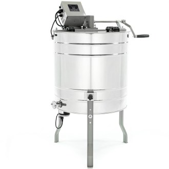 Extractor de miel Lysoň OPTIMA, 4 cuadros, manual-eléctrico 12/230V P60