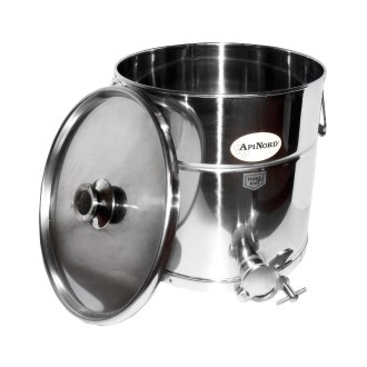 Tanque de extracción ApiNord - salida de acero inoxidable 25 kg