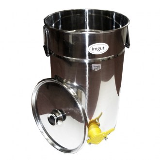 Tanque extractor de miel de acero inoxidable 50 kg - grifo de plástico