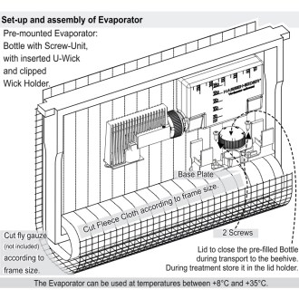 Evaporador de sustancias volátiles - original Nassenheider H - 2 unidades