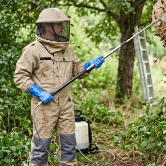 Traje de protección para la eliminación de nidos de avispas y avispones, S-XXXL