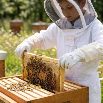 Guantes de protección para apicultura - infantiles
