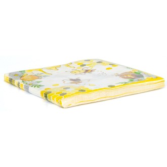 Servilletas de papel Abeja con miel y panal - 20 piezas
