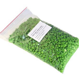 Cera de abeja - pellets verdes - 500 g