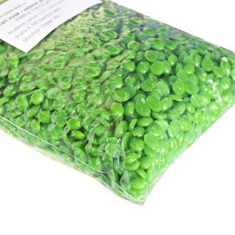 Cera de abeja - pellets verdes - 500 g