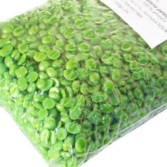 Cera de abeja - pellets verdes - 500 g