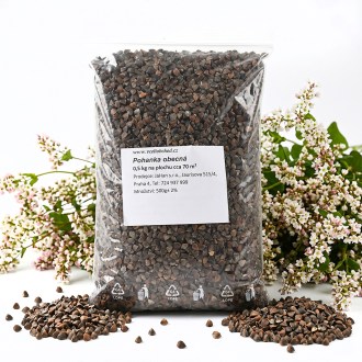 Trigo sarraceno común (semillas / pasto apícola) - 0,5 kg