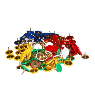 Chinchetas de colores - 100 piezas - MEZCLA de colores