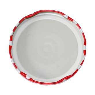 Tapa para frasco TO 82 - Puntos - roja