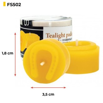 Molde de silicona para velas - vela de té herradura - 1,8 cm - FS502