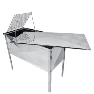 Mesa desoperculadora Mellarius con tapa - 100 cm