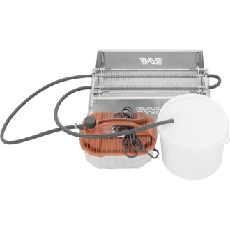 Desoperculador manual de disco para cuadros con generador de vapor 39 × 24 cm