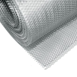 Malla desplegada apícola - aluminio, malla 4 mm, rollo 0,5 × 10 m